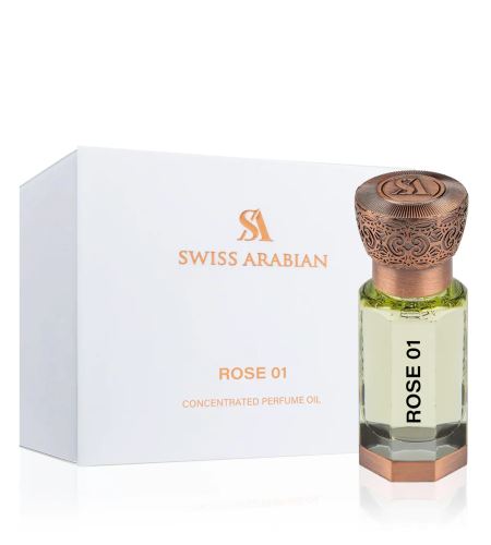 Swiss Arabian Rose 01 koncentrovaný parfémovaný olej unisex 12 ml