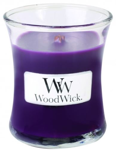 WoodWick Spiced Blackberry vonná svíčka s dřevěným knotem 85 g