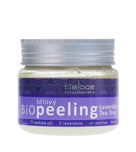 Saloos Levandule-Tea Tree bio tělový peeling 140 ml