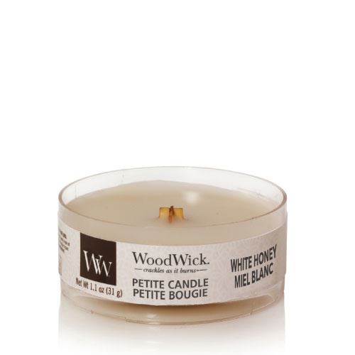 WoodWick White Honey vonná svíčka petite 31 g