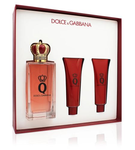 Dolce & Gabbana Q by Dolce & Gabbana dárková sada pro ženy parfémovaná voda 100 ml + sprchový gel 50 ml + tělové mléko 50 ml