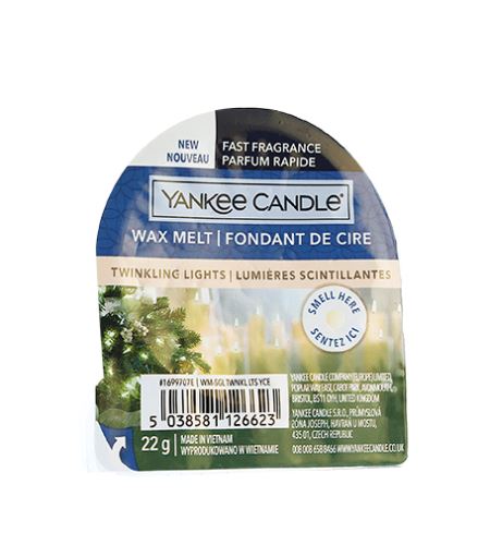 Yankee Candle Twinkling Lights vonný vosk 22 g