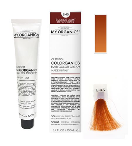 MY.ORGANICS Colorganics barva 100 ml 8.45 Blonde Light Red Copper