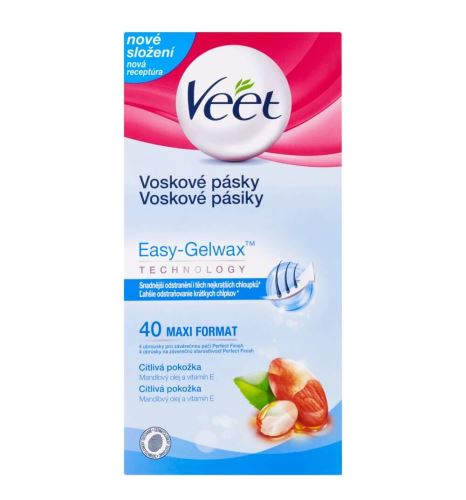 Veet Wax Strips Sensitive Skin wax tapes for sensitive skin 40pcs