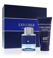 Montblanc Explorer Ultra Blue eau de parfum for men 60 ml + sprchový gel 100 ml gift set