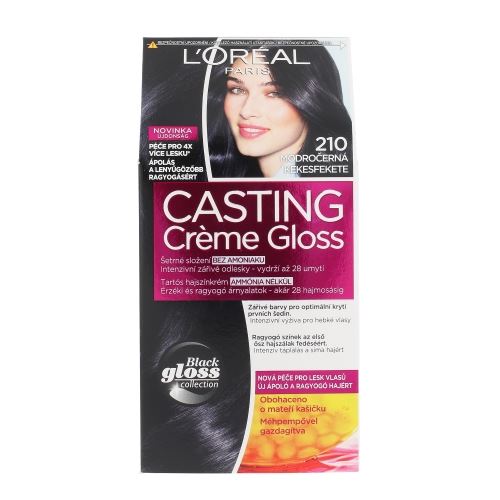 L'Oréal Paris Casting Creme Gloss hair color 210 Blue Black