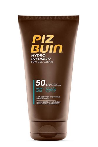 Piz Buin Hydro Infusion hydratační gelový krém na opalování SPF 50 150 ml