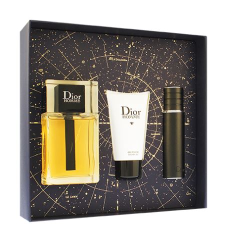 Dior Homme 2020 dárková sada pro muže toaletní voda 100 ml + sprchový gel 50 ml + toaletní voda 10 ml