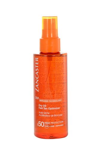 Lancaster Sun Beauty Dry Oil Fast Tan Optimize sprej na opalování SPF 50 150 ml