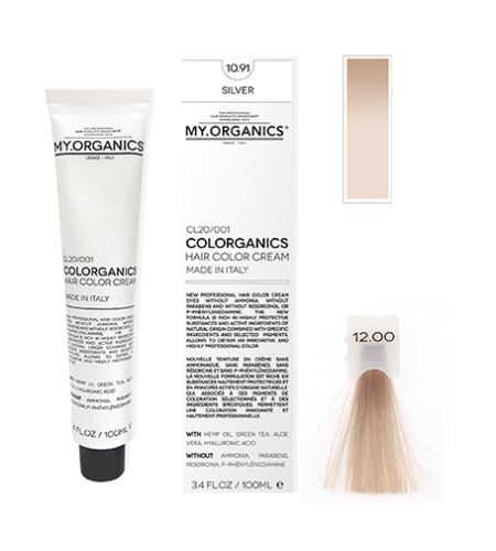 MY.ORGANICS Colorganics barva 100 ml 12.00 Extra Light Blonde Silver