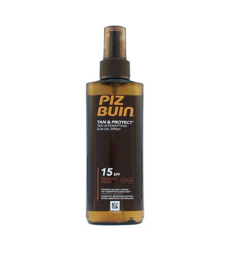 Piz Buin Tan & Protect Schutzöl beschleunigt die Bräunung LSF 15