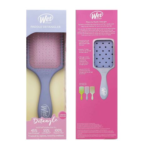 Wet Brush Feel Good Paddle Detangler kartáč na vlasy Ombre - Pink/Purple