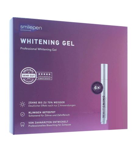 Smilepen Whitening Gel sada bělicích gelových per 6 x 5 ml