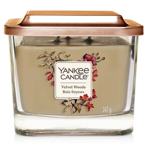 Yankee Candle Elevation 3 wicks Velvet Woods vonná svíčka 347 g