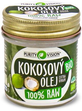 Purity Vision Bio 100% raw kokosový olej