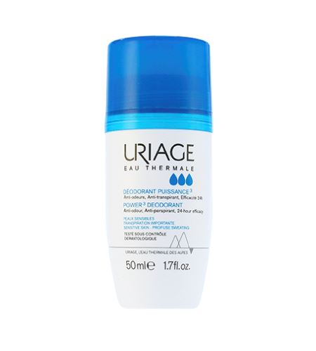 Uriage Power 3 Deodorant antiperspirant roll-on 50 ml