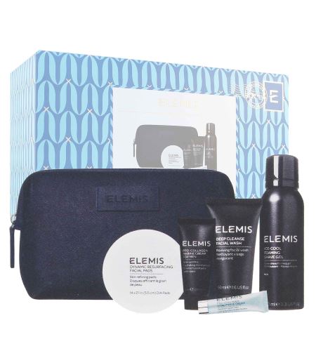 Elemis Grooming SET M (SG 100ml + FW 50ml + Pads 14pcs + Cream 15ml + Eye Cream 4ml + Bag)