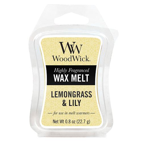 WoodWick Lemongrass & Lily vonný vosk 22,7 g
