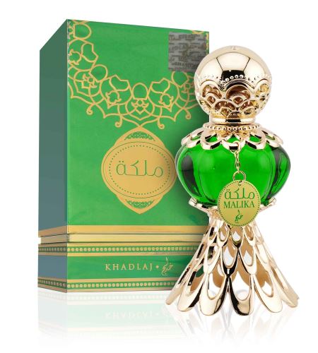 Khadlaj Malika Green parfémovaný olej pro ženy 20 ml