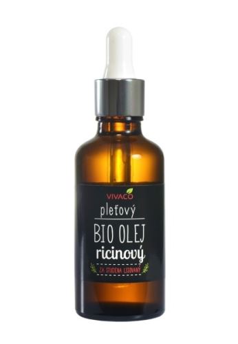 Vivaco Bio Pleťový ricinový olej s pipetou 50 ml