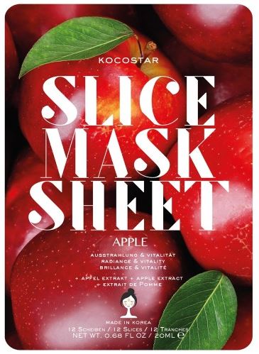 Kocostar Slice Mask Sheet brightening and revitalizing sliced mask 20 ml Apple