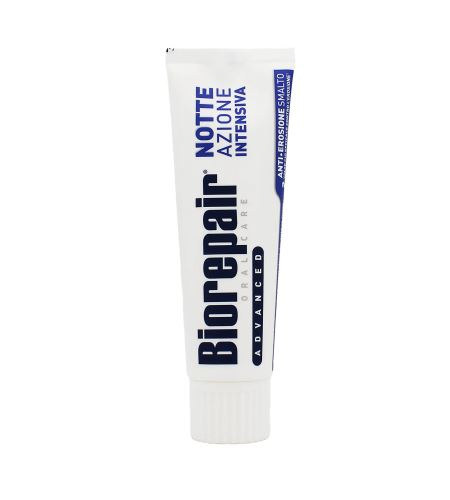 Biorepair Advanced Intensive Night Toothpaste zubní pasta pro remineralizaci skloviny a svěží dech 75 ml