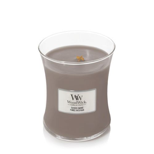 WoodWick Sacred Smoke vonná svíčka s dřevěným knotem 275 g