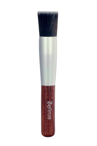 Sefiros Red Wood Foundation Brush Round cosmetic brush unisex 1 ks