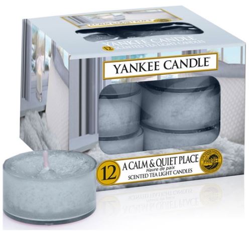 Yankee Candle A Calm & Quiet Place čajová svíčka 12 x 9,8 g