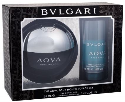 Bvlgari Aqva Pour Homme dárková sada pro muže toaletní voda 100 ml + deostick 75 ml