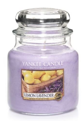 Yankee Candle Lemon Lavender vonná svíčka 411 g