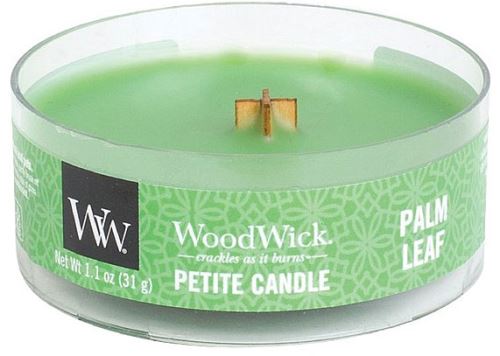 WoodWick Petite Palm leaf vonná svíčka s dřevěným knotem 31 g