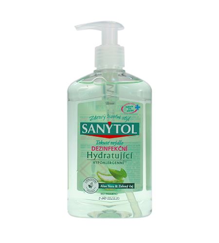 Sanytol dezinfekční tekuté mýdlo hydratující Aloe Vera & Zelený čaj 250 ml