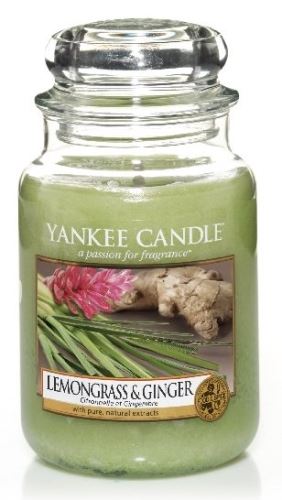 Yankee Candle Lemongrass & Ginger vonná svíčka 623 g