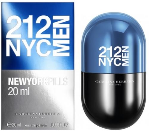 Carolina Herrera 212 NYC Men Pills toaletní voda 20 ml pro muže