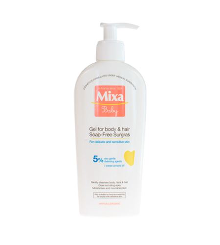 Mixa Baby Gel For Body & Hair extra vyživující mycí gel na tělo a vlásky 250 ml