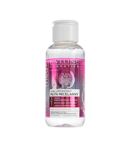 Eveline Cosmetics Facemed+ hyaluronová micelární voda 3v1