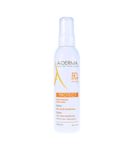 A-Derma Protect ochranné mléko ve spreji SPF 50+ 200 ml
