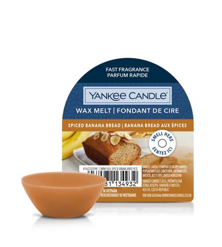 Yankee Candle Spiced Banana Bread vonný vosk 22 g