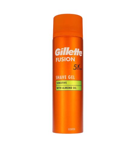 Gillette Fusion gel na holení pro citlivou pleť pro muže 200 ml