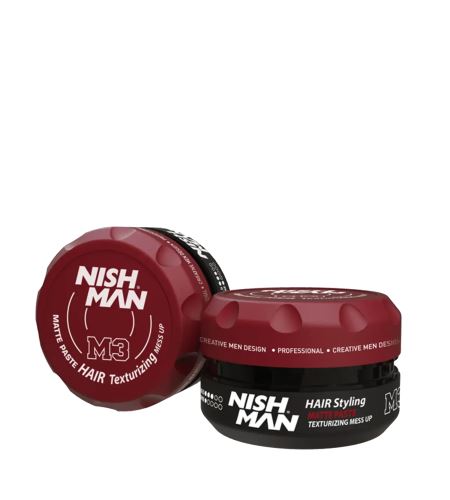NISHMAN Hair Texturizing Mess up M3 matná stylingová pasta 132 g