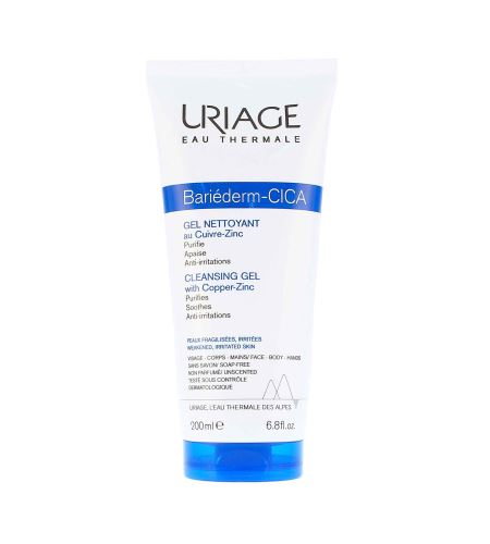 Uriage Bariéderm CICA Cleansing Gel with Cu-Zn 200ml