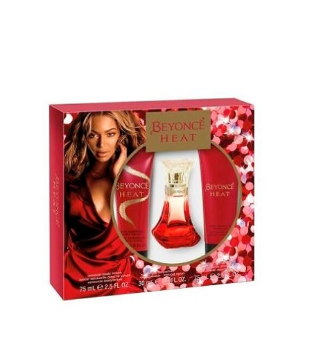 Beyoncé Heat dárková sada pro ženy parfémovaná voda 30 ml + tělové mléko 75 ml + sprchový gel 75 ml