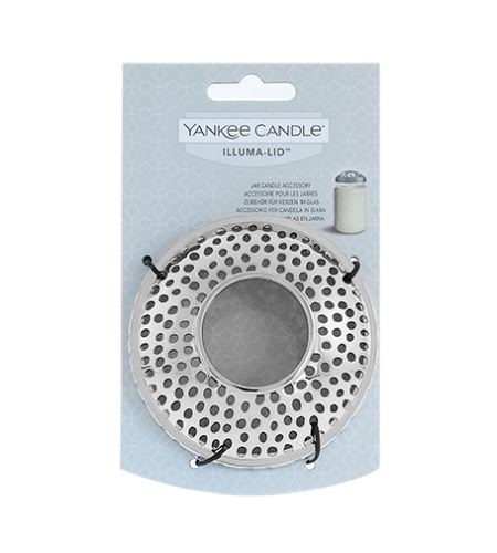 Yankee Candle Illuma Lid Kensington Silver Metal ozdobný prstenec na svíčku