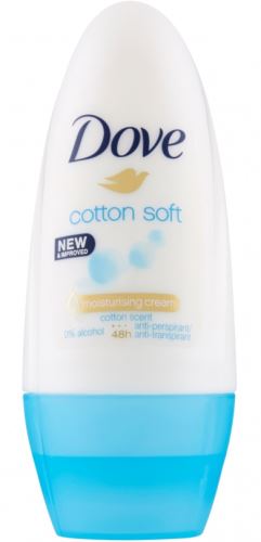 Dove Cotton Soft roll-on antiperspirant for women 50 ml