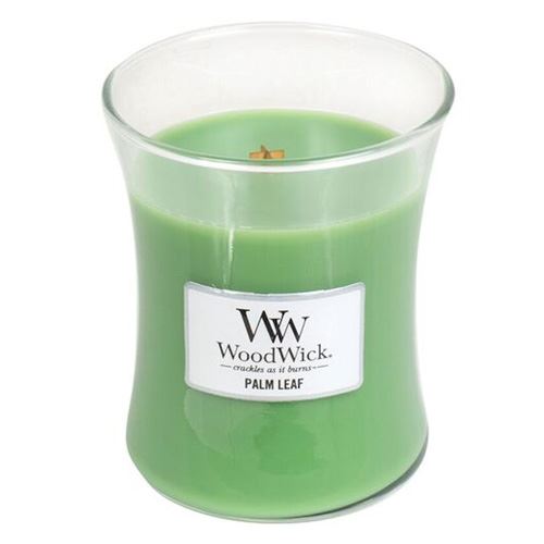 WoodWick Palm leaf vonná svíčka s dřevěným knotem 275 g