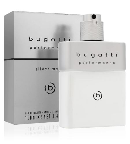 Bugatti Performance Silver Metal toaletní voda pro muže 100 ml