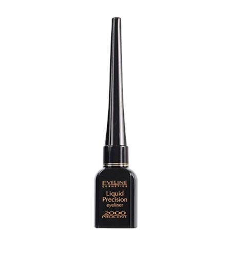 Eveline Cosmetics Liquid Precision 2000 Procent waterproof liquid eyeliner 4 ml Black