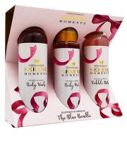 The Indulgent Bathing Co. Serene Moments dárková sada sprchový gel 240 ml + pěna do koupele 240 ml + tělová mlha 200ml