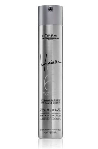 L'Oréal Professionnel Infinium Pure Strong hypoalergenní lak na vlasy silné zpevnění 500 ml